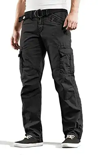 Cargohose Herren Timezone Benito mit Stoffgürtel