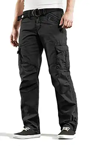 Cargohose Herren Timezone Benito mit Stoffgürtel