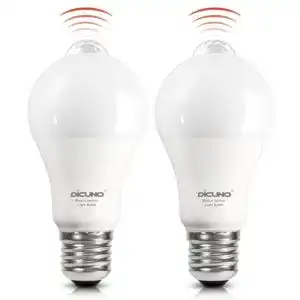 Glühbirne mit Bewegungsmelder Dicuno E27 LED Lampe