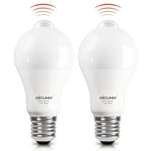 Glühbirne mit Bewegungsmelder Dicuno E27 LED Lampe