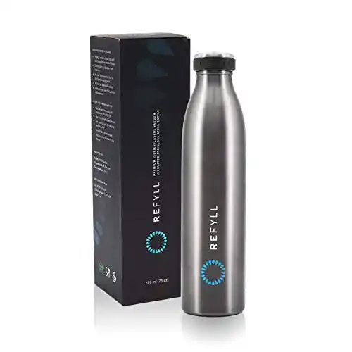 REFYLL Edelstahl Trinkflasche dailyFYLL 500ml – Isolierflasche für unterwegs