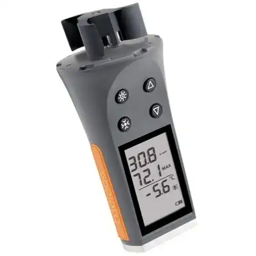 Windmesser Skywatch JDC Meteos in Grau und Orange