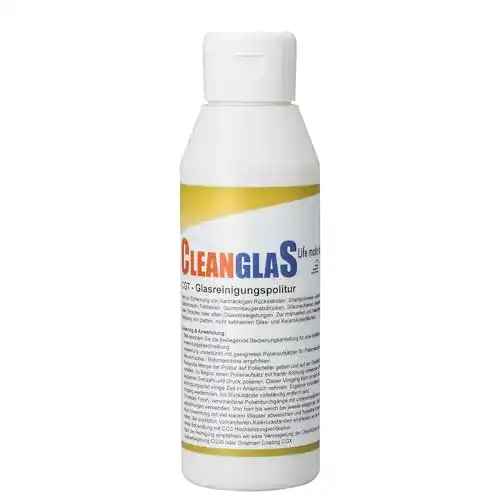 Glaspolitur Cleanglas CG7 für kratzfreie Reinigung von Glasoberflächen