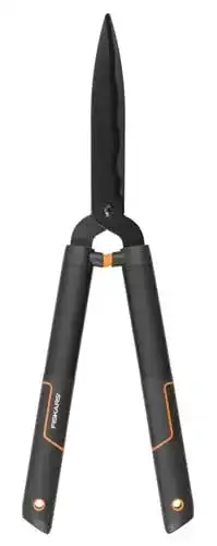 Fiskars SingleStep Heckenschere mit Wellenschliff, 60 cm