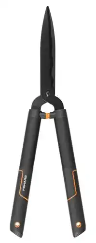 Fiskars SingleStep Heckenschere mit Wellenschliff, 60 cm