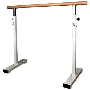Mobile freistehende Ballettstange aus Holz, höhenverstellbar, 150 cm