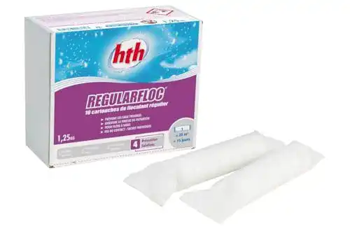 Flockungsmittel für Pools HTH Kartuschen 10 x 125 g