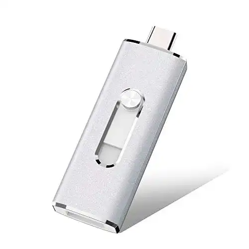 Raoyi USB C Stick 64 GB mit Dual USB 3.0 OTG für Smartphones und Computer