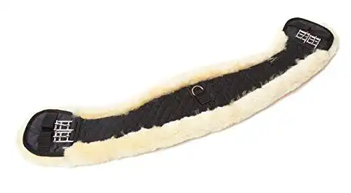 Sattelgurt Engel Reitsport Lammfell Dressur Kurzgurt Mondgurt