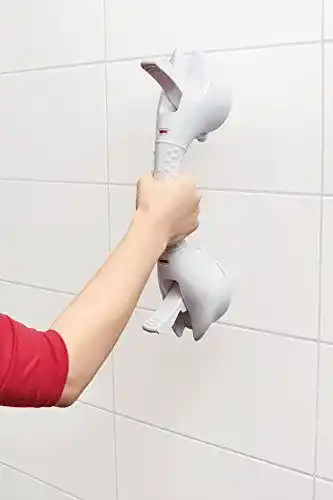 Haltegriff mit Saugnapf von Eurosell für Badewanne und Dusche, 40 cm
