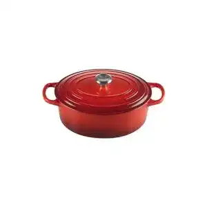Gusseisen Bräter von Le Creuset mit Deckel – Ovales Kochgeschirr