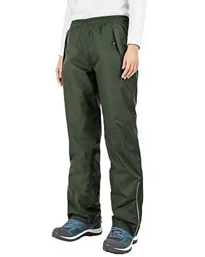Regenhose Damen wasserdicht und atmungsaktiv für Outdoor-Aktivitäten