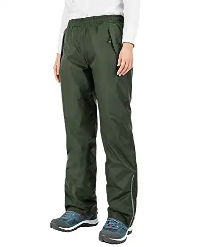 Regenhose Damen wasserdicht und atmungsaktiv für Outdoor-Aktivitäten