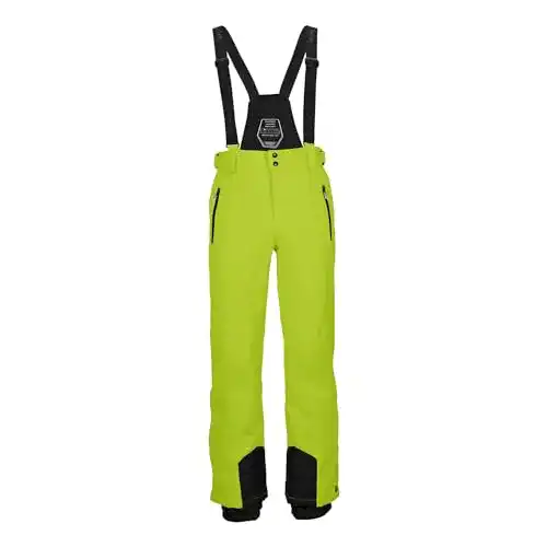 Killtec Enosh Herren Skihose mit abnehmbaren Trägern und Schneefang