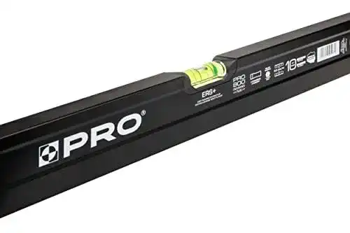 Wasserwaage 100 cm PRO 800 einseitig gefräst mit ergonomischem Profil