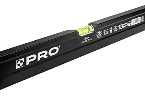Wasserwaage 100 cm PRO 800 einseitig gefräst mit ergonomischem Profil