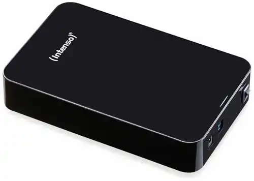 Intenso Externe Festplatte 3,5 Zoll Desktop HDD 3.0 mit 3TB Speicher