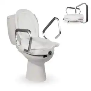 Toilettensitzerhöhung mit Armlehnen von Mobiclinic