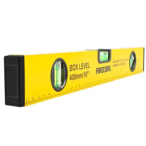 FIRECORE Magnetische Torpedo-Wasserwaage 400mm mit drei Blasen