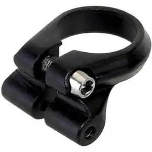 Sattelklemme M-Wave RACKY in Schwarz für 31,8 mm Sattelstützen