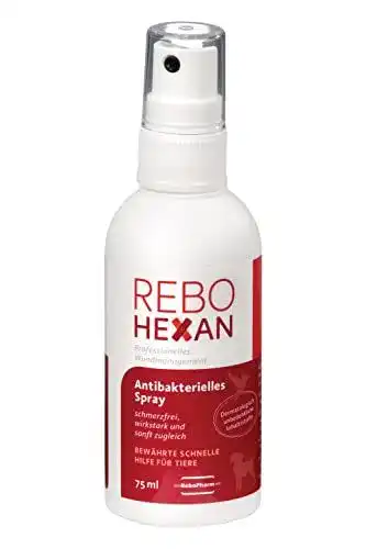 Wundspray für Hunde Rebohexan 75ml – Polihexanid für Wundreinigung