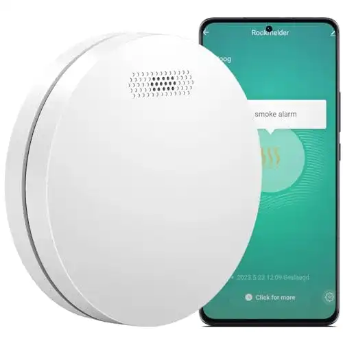 Aroha Smart Home Rauchmelder WLAN mit Lithiumbatterie