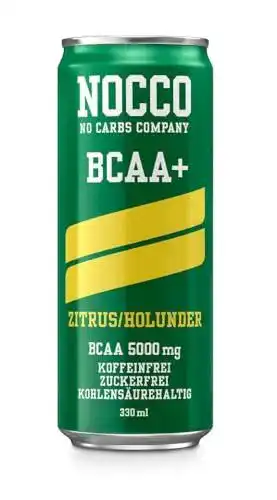 BCAA Drink Sorina NOCCO – Apfelgeschmack – Fitness Drink – 12 Dosen