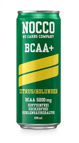 BCAA Drink Sorina NOCCO – Apfelgeschmack – Fitness Drink – 12 Dosen