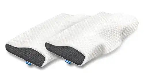 Derila Kopfkissen im 2er Pack mit Memory Foam für optimalen Schlafkomfort