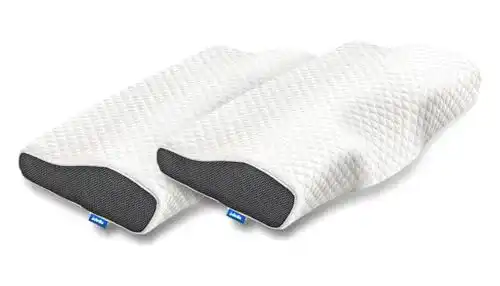 Derila Kopfkissen im 2er Pack mit Memory Foam für optimalen Schlafkomfort