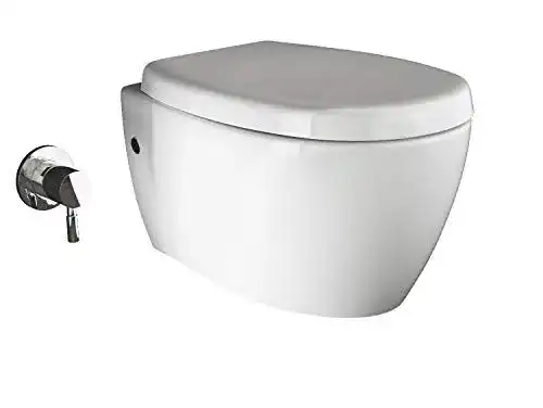 Spülrandloses WC Aqua Bagno mit Duschfunktion und Bidet-Funktion