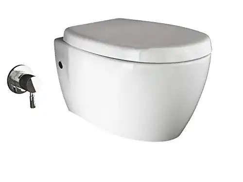Spülrandloses WC Aqua Bagno mit Duschfunktion und Bidet-Funktion