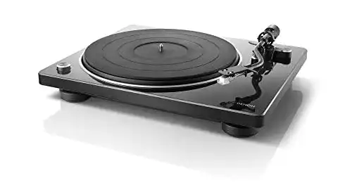 Denon DP400BKEM Plattenspieler mit Riemenantrieb und Tonarmlift