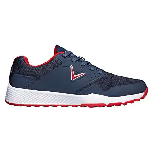 Callaway Golf Chev Ace Aero Herren Golfschuh in Navy/Rot, Größe EU 44.5