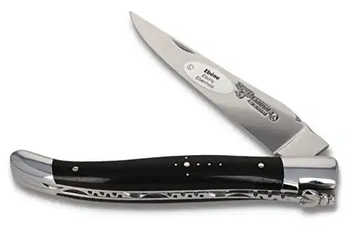 Laguiole en Aubrac Taschenmesser mit Ebenholzgriff und Klinge