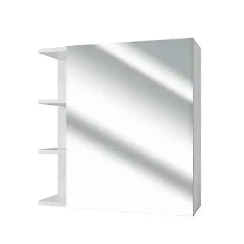 Spiegelschrank Vicco Bad Fynn in Weiß, 62 x 64 cm