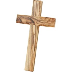 Holzkreuz Mamemi aus Olivenholz 15 x 9 cm Wandkreuz aus Bethlehem