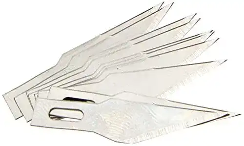 Ersatzklingen Wedo 7821 für Skalpell und Hobbymesser, 10 Stück