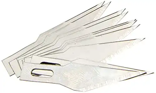 Ersatzklingen Wedo 7821 für Skalpell und Hobbymesser, 10 Stück