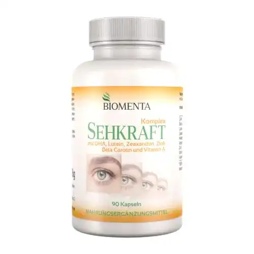 Augenvitamine von BIOMENTA Sehkraft Komplex, 90 Kapseln