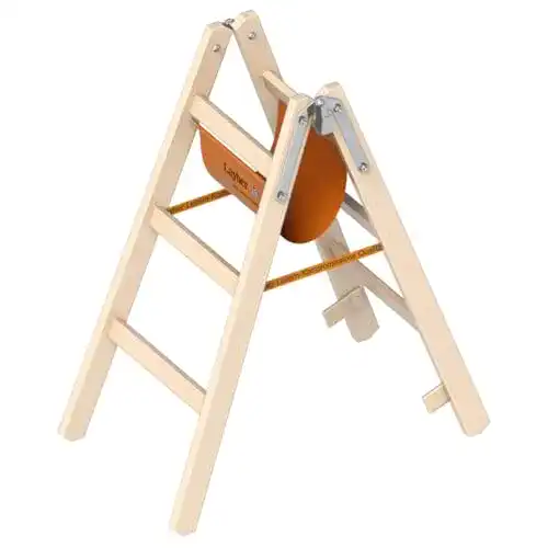 Holzleiter Layher Holzstehleiter 2×3 Sprossen