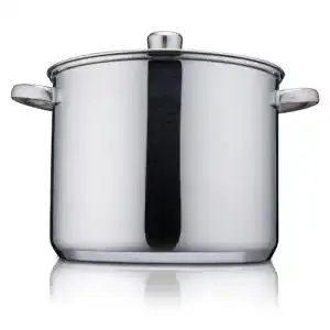 KHG Topf Kochtopf 26 cm, 10 Liter Edelstahl für Induktion