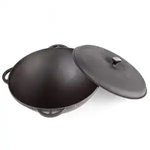 Wok aus Gusseisen Syton Kasan Asia, 40 cm, 12 Liter mit Deckel