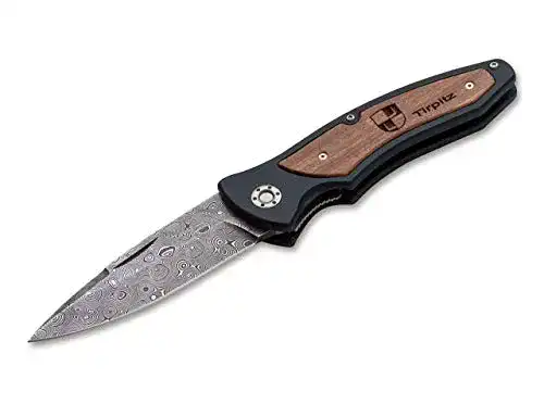 Damast-Taschenmesser Böker Tirpitz-Damast 42 für Erwachsene