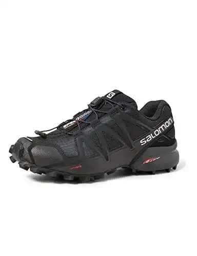 Laufschuhe Damen Salomon Speedcross 4 Trailrunning Schwarz Größe 36