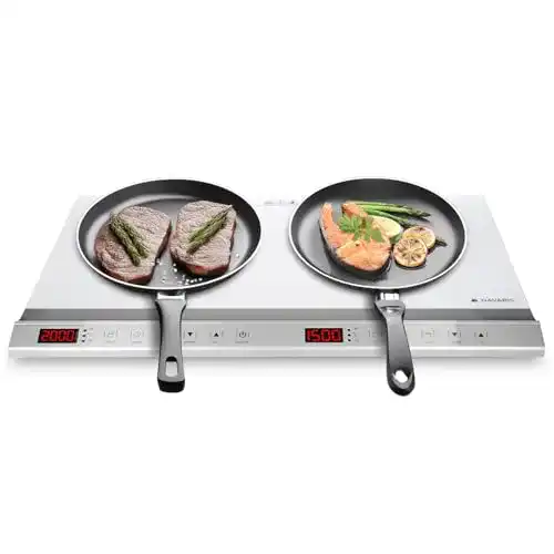 Doppel Induktionskochplatte von Navaris mit 3500W Leistung