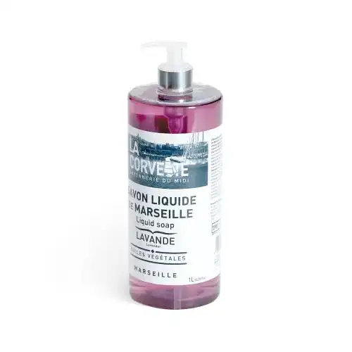 Flüssige Marseille-Seife mit Lavendel von La Corvette, 1000 ml