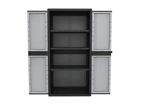 Kunststoffschrank Kreher XXL mit 3 höhenverstellbaren Böden