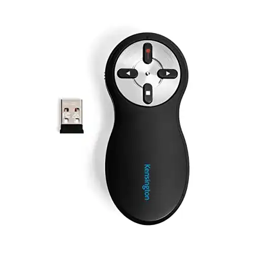 Kensington Kabelloser Presenter mit rotem Laser und USB-Empfänger