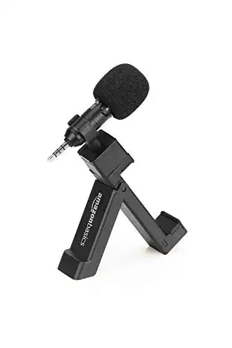 Handy-Mikrofon von Amazon Basics für Smartphones mit Clip